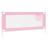 Balustradă de protecție pat copii, roz, 200x25 cm, textil GartenMobel Dekor