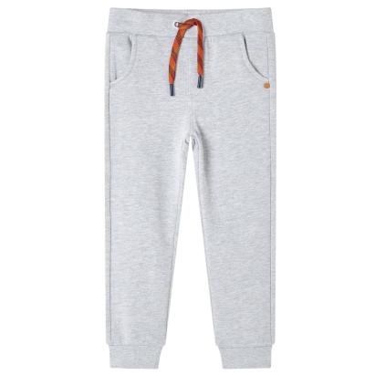 Pantaloni de trening pentru copii, gri melanj, 92 GartenMobel Dekor