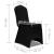 Husă de scaun elastică, 50 buc., negru GartenMobel Dekor