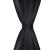 Draperii opace cu inele metalice, 2 buc., negru, 135 x 245 cm GartenMobel Dekor