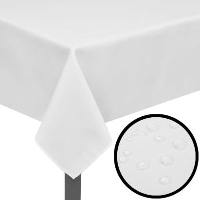 Fețe de masă, 220 x 130 cm, alb, 5 buc. GartenMobel Dekor