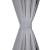 Draperii opace cu ocheți metalici, 2 buc, 135 x 175 cm, gri GartenMobel Dekor