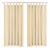 Draperii micro-satin cu bride, 2 buc, 140 x 175 cm, bej GartenMobel Dekor