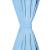 Draperii micro-satin cu bride, 2 buc, 140 x 225 cm, turcoaz GartenMobel Dekor