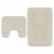 Set covorașe baie, 2 piese, alb, textil GartenMobel Dekor