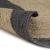 Covor manual cu margine gri închis, 120 cm, iută GartenMobel Dekor