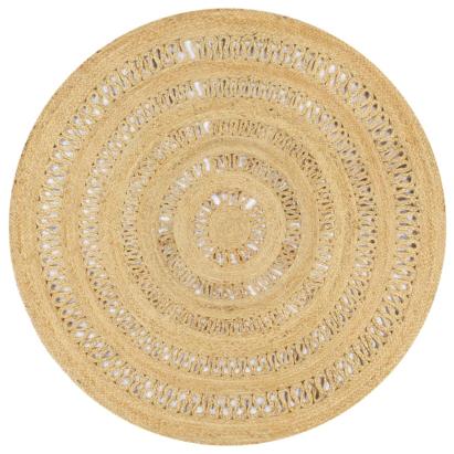 Covor manual din iută împletită, 150 cm GartenMobel Dekor