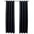 Draperii opace cu inele metalice, 2 buc., negru, 140 x 225 cm GartenMobel Dekor