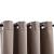 Draperii opace cu inele metalice, 2 buc, gri taupe, 140x175 cm GartenMobel Dekor