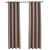 Draperii opace cu inele metalice, 2 buc, gri taupe, 140x175 cm GartenMobel Dekor