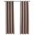 Draperii opace cu inele metalice, 2 buc., gri taupe, 140x245 cm GartenMobel Dekor