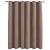 Draperie opacă cu inele metalice, gri taupe, 290 x 245 cm GartenMobel Dekor
