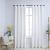 Draperii opace cu inele metalice, 2 buc., alb, 140 x 175 cm GartenMobel Dekor