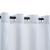 Draperii opace cu inele metalice, 2 buc., alb, 140 x 175 cm GartenMobel Dekor