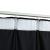 Draperii opace cu cârlige, 2 buc., negru, 140x245 cm, catifea GartenMobel Dekor