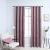 Draperii opace cu inele 2 buc. roz antichizat 140x225cm catifea GartenMobel Dekor