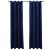 Draperii opace & inele 2 buc. albastru închis 140x175cm catifea GartenMobel Dekor