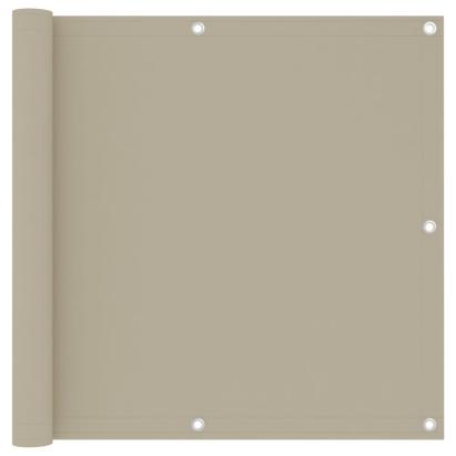 Paravan de balcon, bej, 90 x 500 cm, țesătură oxford GartenMobel Dekor