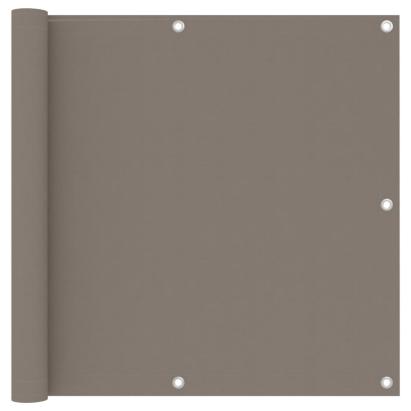 Paravan de balcon, gri taupe, 90x300 cm, țesătură oxford GartenMobel Dekor