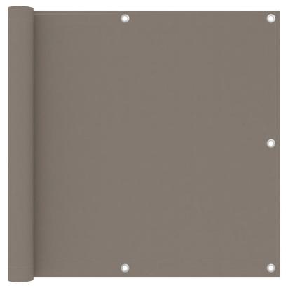 Paravan de balcon, gri taupe, 90x500 cm, țesătură oxford GartenMobel Dekor