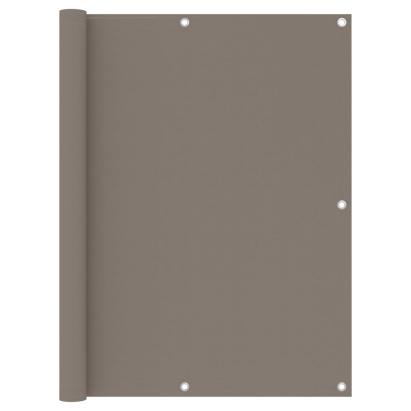 Paravan de balcon, gri taupe, 120x500 cm, țesătură oxford GartenMobel Dekor