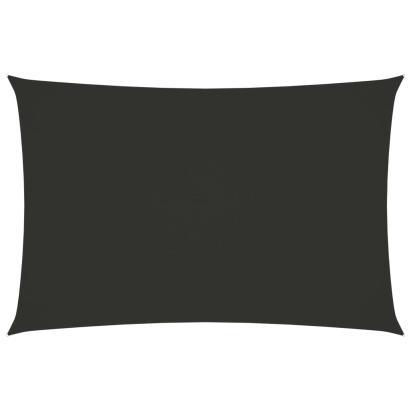 Pânză parasolar antracit 6x8 m țesătură oxford dreptunghiular GartenMobel Dekor