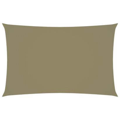 Parasolar, bej, 4x7 m, țesătură oxford, dreptunghiular GartenMobel Dekor