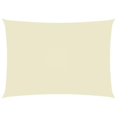 Pânză parasolar, crem, 2,5x4 m, țesătură oxford, dreptunghiular GartenMobel Dekor