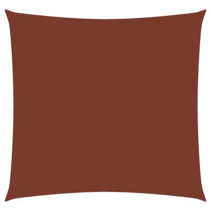 Parasolar, cărămiziu, 4,5x4,5 m, țesătură oxford, pătrat GartenMobel Dekor