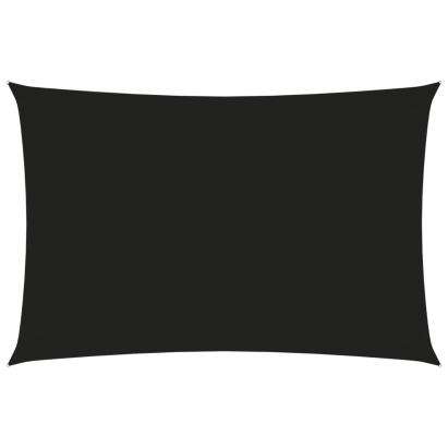 Parasolar, negru, 2x4 m, țesătură oxford, dreptunghiular GartenMobel Dekor