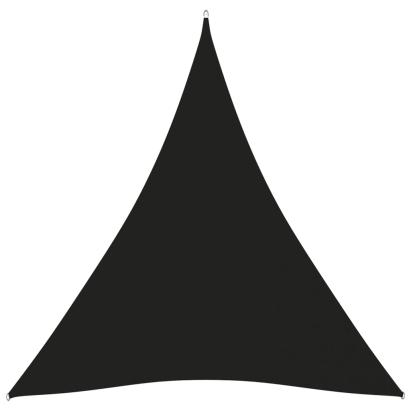 Parasolar, negru, 4x5x5 m, țesătură oxford, triunghiular GartenMobel Dekor