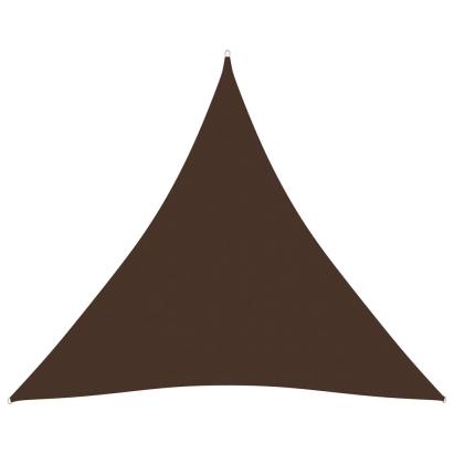 Parasolar, maro, 4,5x4,5x4,5 m, țesătură oxford, triunghiular GartenMobel Dekor