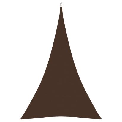 Parasolar, maro, 4x5x5 m, țesătură oxford, triunghiular GartenMobel Dekor