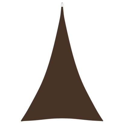 Parasolar, maro, 5x6x6 m, țesătură oxford, triunghiular GartenMobel Dekor