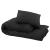 Set cu husă de pilotă, negru, 200x220 cm, bumbac GartenMobel Dekor