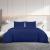 Set cu husă de pilotă, bleumarin, 135x200 cm, bumbac GartenMobel Dekor