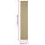 Covor din sisal natural, verde, 66x350 cm GartenMobel Dekor