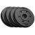 Set 4 Discuri Greutati din Compozit, 4 x 1.25 Kg, Diametru Gaura 31mm, Diametru Disc 17.5cm