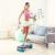 Stepper Fitness pentru Aerobic, Ajustabil pe 3 Nivele cu Picioare Antiderapante, 78x23 cm, Albastru/Gri