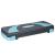 Stepper Fitness pentru Aerobic, Ajustabil pe 3 Nivele cu Picioare Antiderapante, 78x23 cm, Albastru/Gri