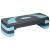 Stepper Fitness pentru Aerobic, Ajustabil pe 3 Nivele cu Picioare Antiderapante, 78x23 cm, Albastru/Gri