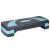 Stepper Fitness pentru Aerobic, Ajustabil pe 3 Nivele cu Picioare Antiderapante, 78x23 cm, Albastru/Gri