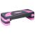 Stepper Fitness pentru Aerobic, Ajustabil pe 3 Nivele cu Picioare Antiderapante, 78x23 cm, Violet/Gri