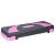 Stepper Fitness pentru Aerobic, Ajustabil pe 3 Nivele cu Picioare Antiderapante, 78x23 cm, Violet/Gri