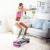 Stepper Fitness pentru Aerobic, Ajustabil pe 3 Nivele cu Picioare Antiderapante, 78x23 cm, Violet/Gri