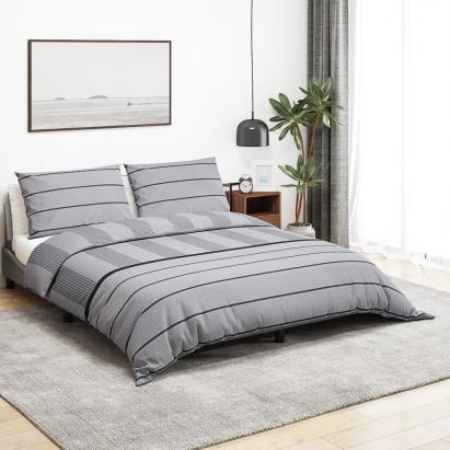 Set cu husă de pilotă, gri, 140x200 cm, bumbac GartenMobel Dekor