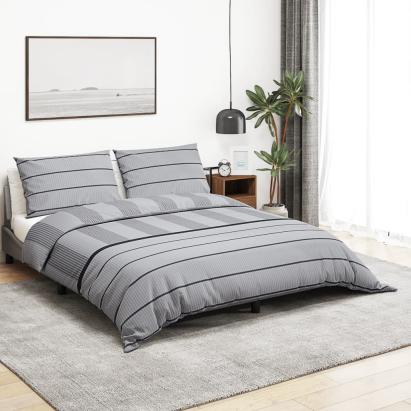 Set cu husă de pilotă, gri, 220x240 cm, bumbac GartenMobel Dekor