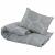 Set cu husă de pilotă, gri, 200x200 cm, bumbac GartenMobel Dekor
