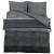 Set cu husă de pilotă, gri închis, 225x220 cm, bumbac GartenMobel Dekor