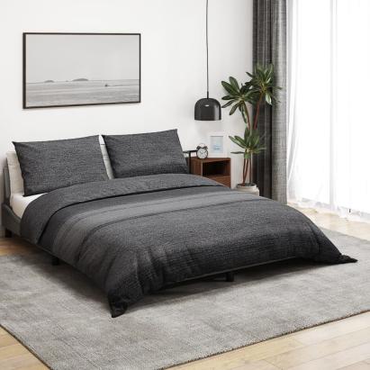 Set cu husă de pilotă, gri închis, 225x220 cm, bumbac GartenMobel Dekor